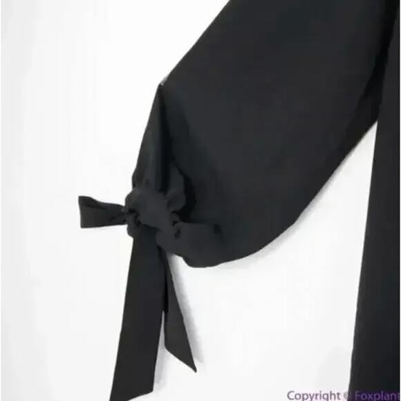 New! Eloquii‎ Black One Shoulder Dress with Buckle Detail, women's plus size 26 - Picture 14 of 16